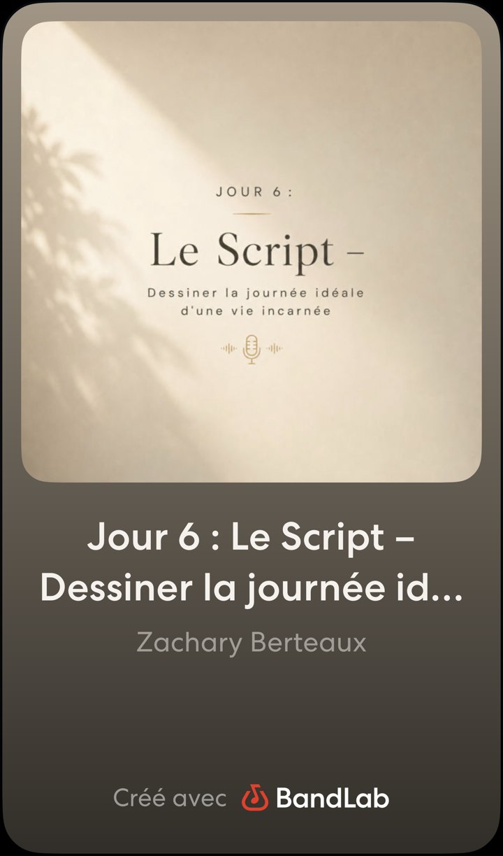 Jour 6 : Le Script