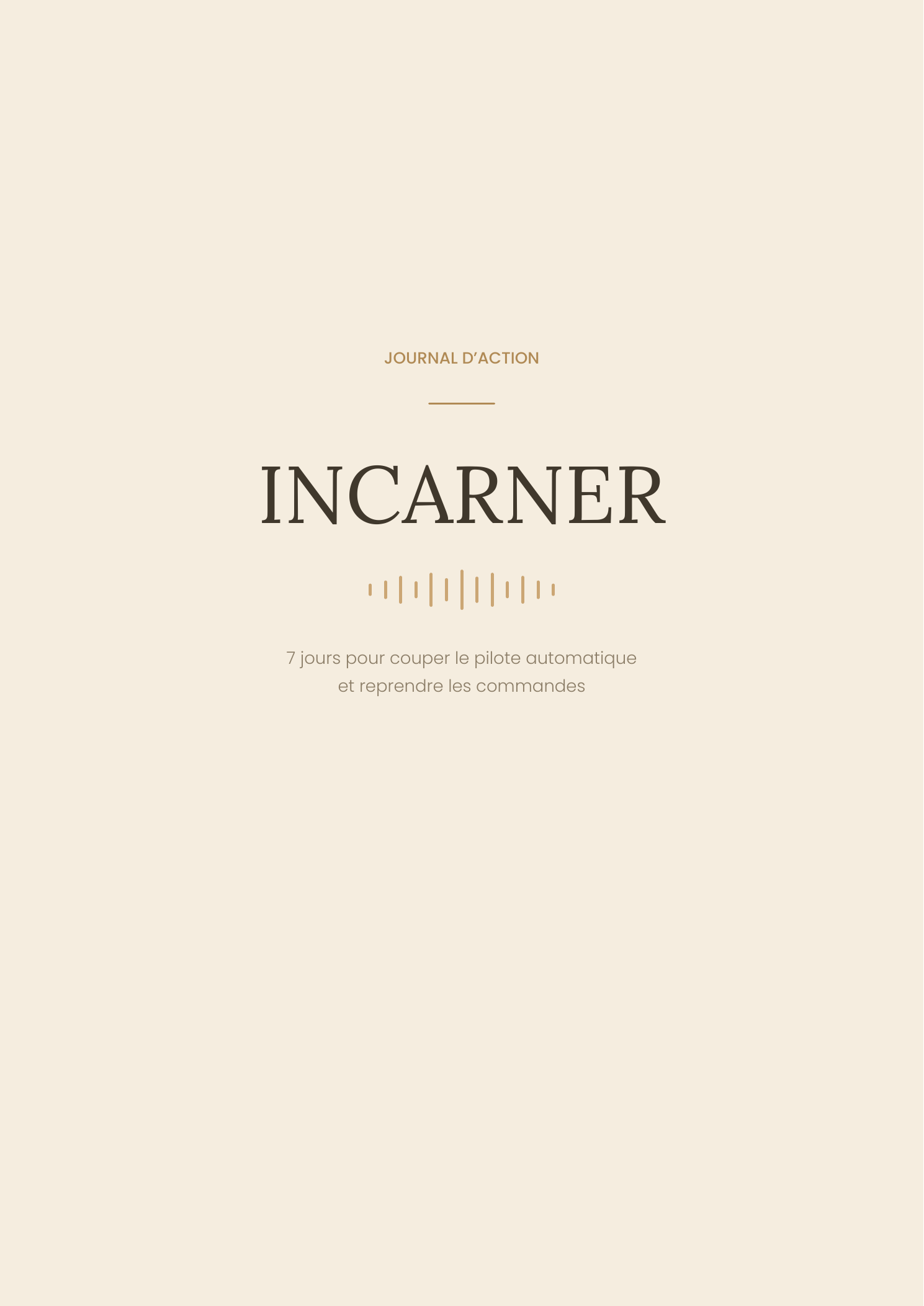 Journal d’action INCARNER